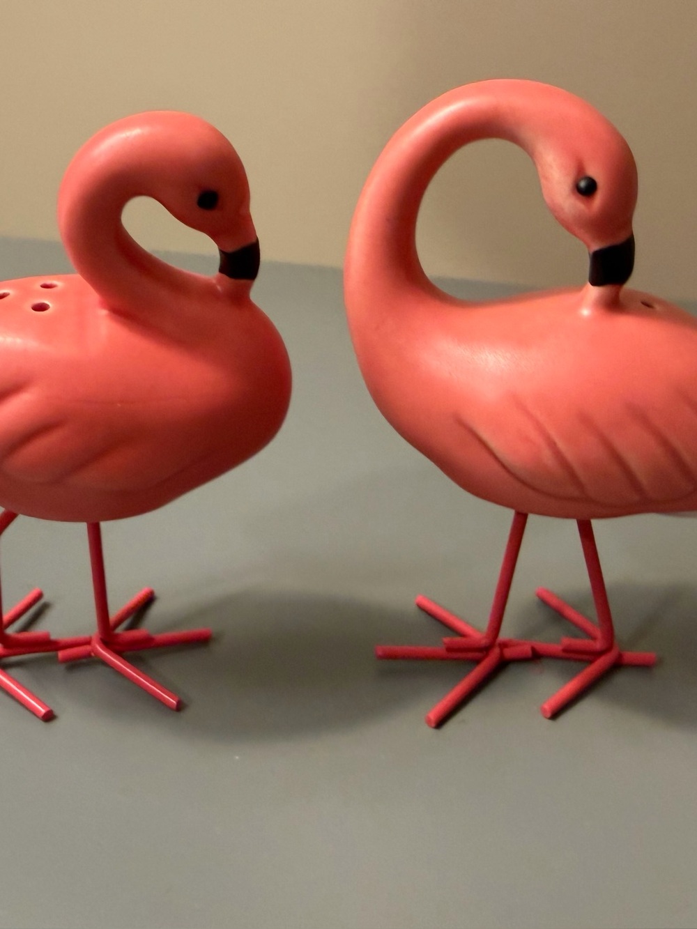 NWT West Elm Fancy Flamingo salt & pepper shakers